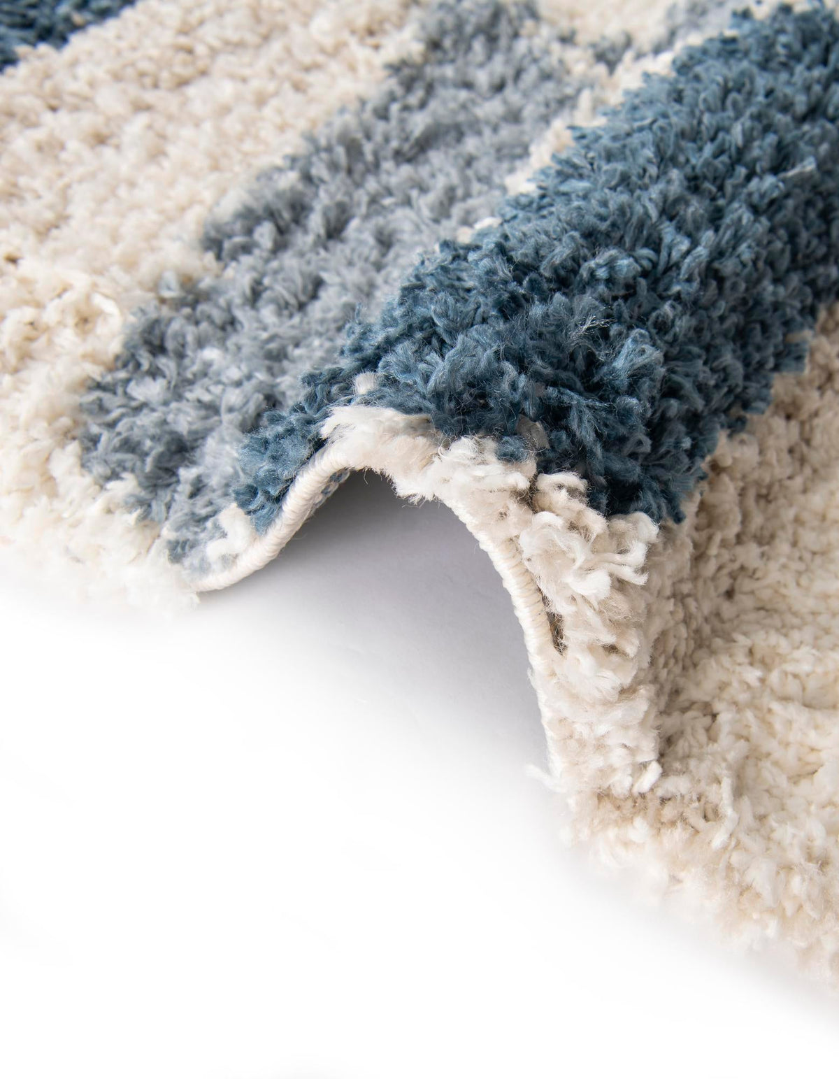 Cozy Cove Shag Collection Area Rug -  Tidewater Rectangle Blue  lifestyle 19