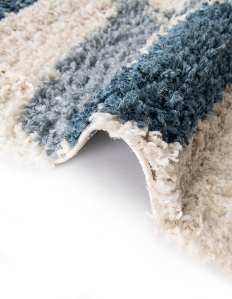 Cozy Cove Shag Collection Area Rug -  Tidewater Rectangle Blue  lifestyle 19