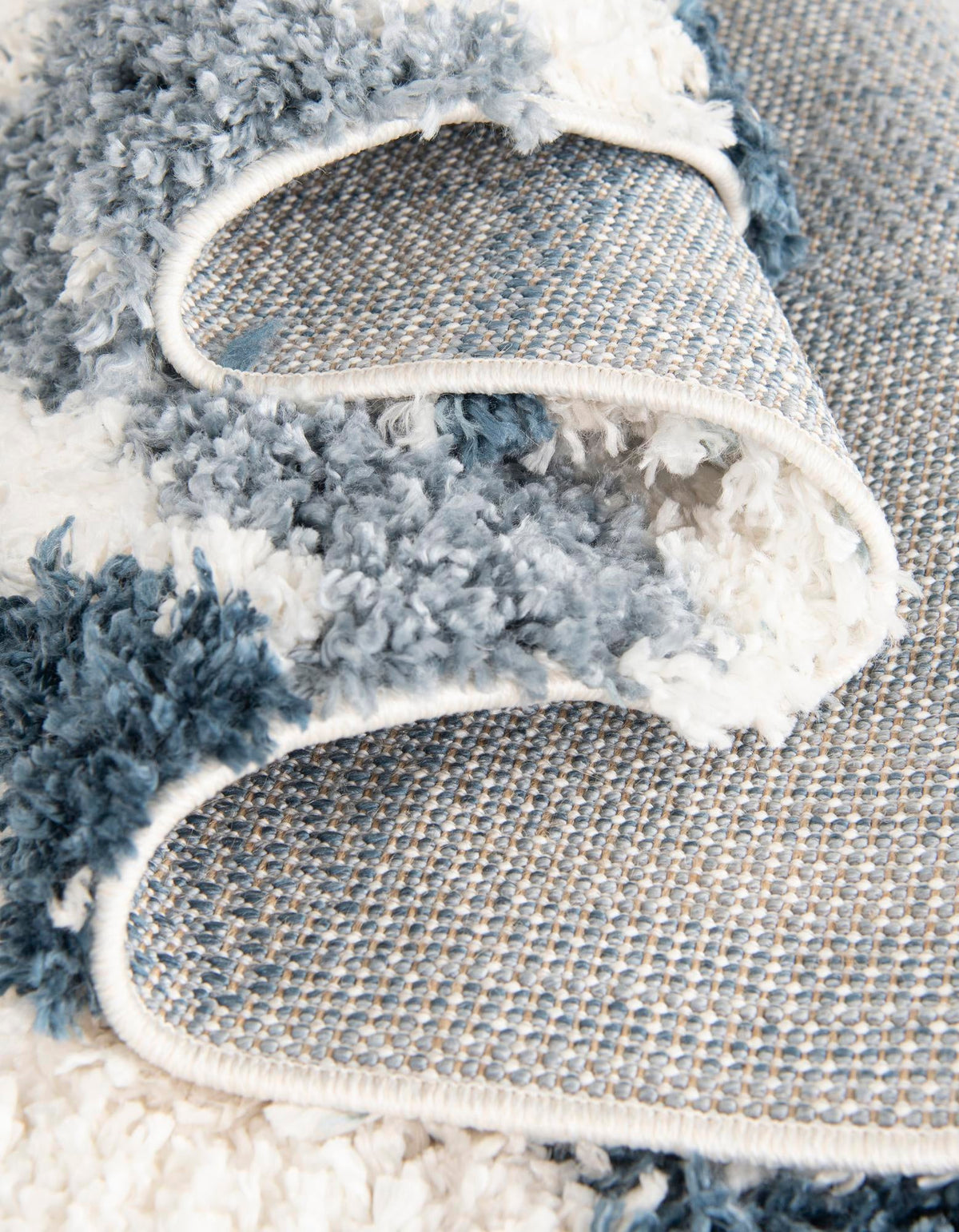 Cozy Cove Shag Collection Area Rug -  Tidewater Rectangle Blue  lifestyle 25