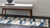 Cozy Cove Shag Collection Area Rug -  Tidewater Runner Blue  lifestyle 41