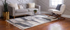 Cozy Cove Shag Collection Area Rug -  Tidewater Rectangle Gray  lifestyle 6
