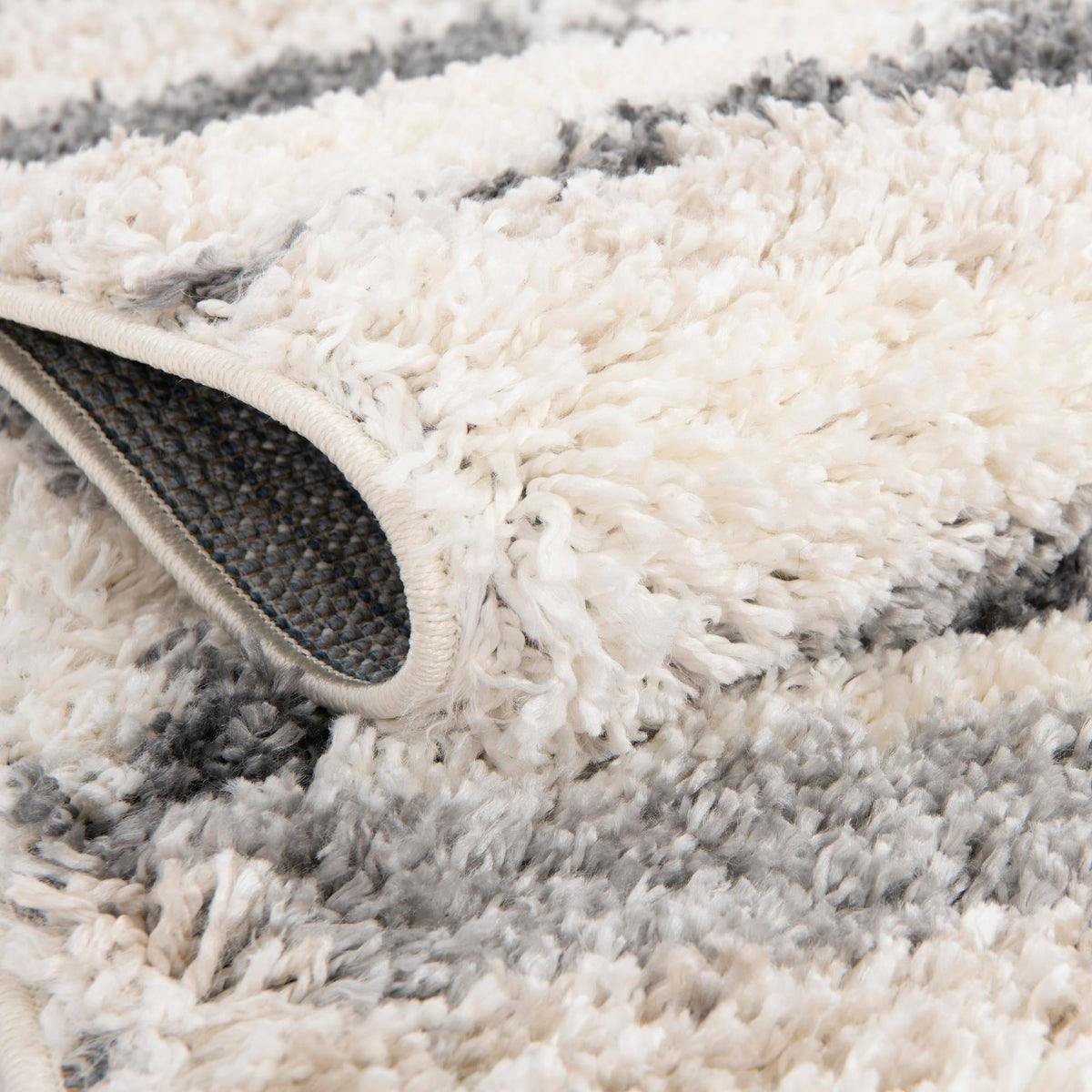 Cozy Cove Shag Collection Area Rug -  Tidewater Rectangle Gray  lifestyle 12