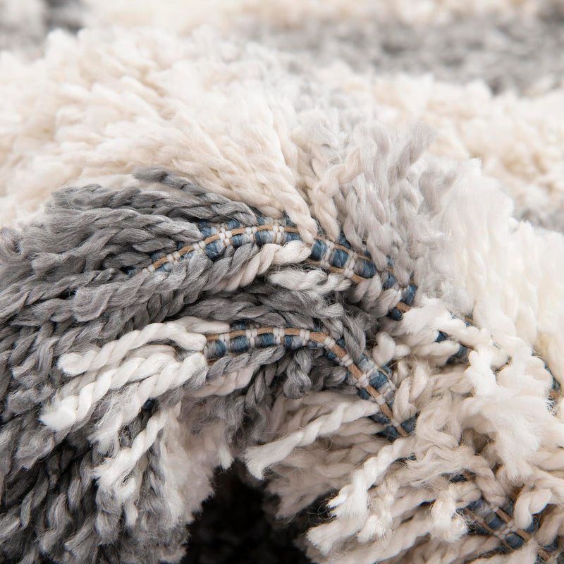 Cozy Cove Shag Collection Area Rug -  Tidewater Rectangle Gray  lifestyle 16