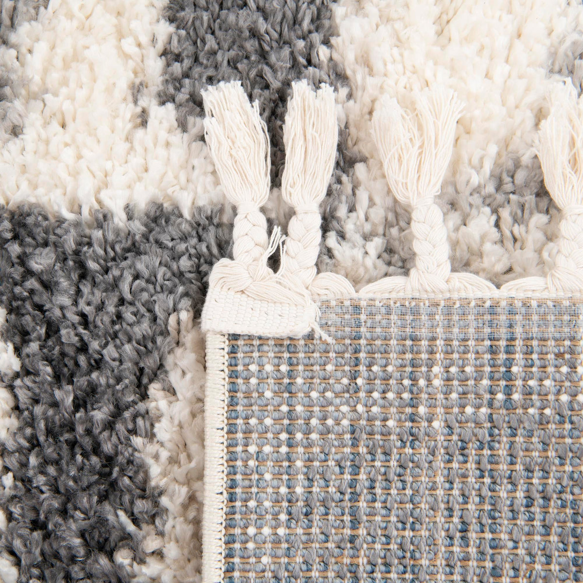 Cozy Cove Shag Collection Area Rug -  Tidewater Rectangle Gray  lifestyle 18