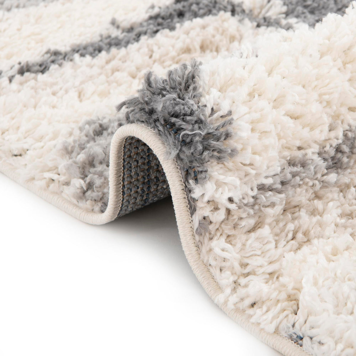 Cozy Cove Shag Collection Area Rug -  Tidewater Rectangle Gray  lifestyle 20
