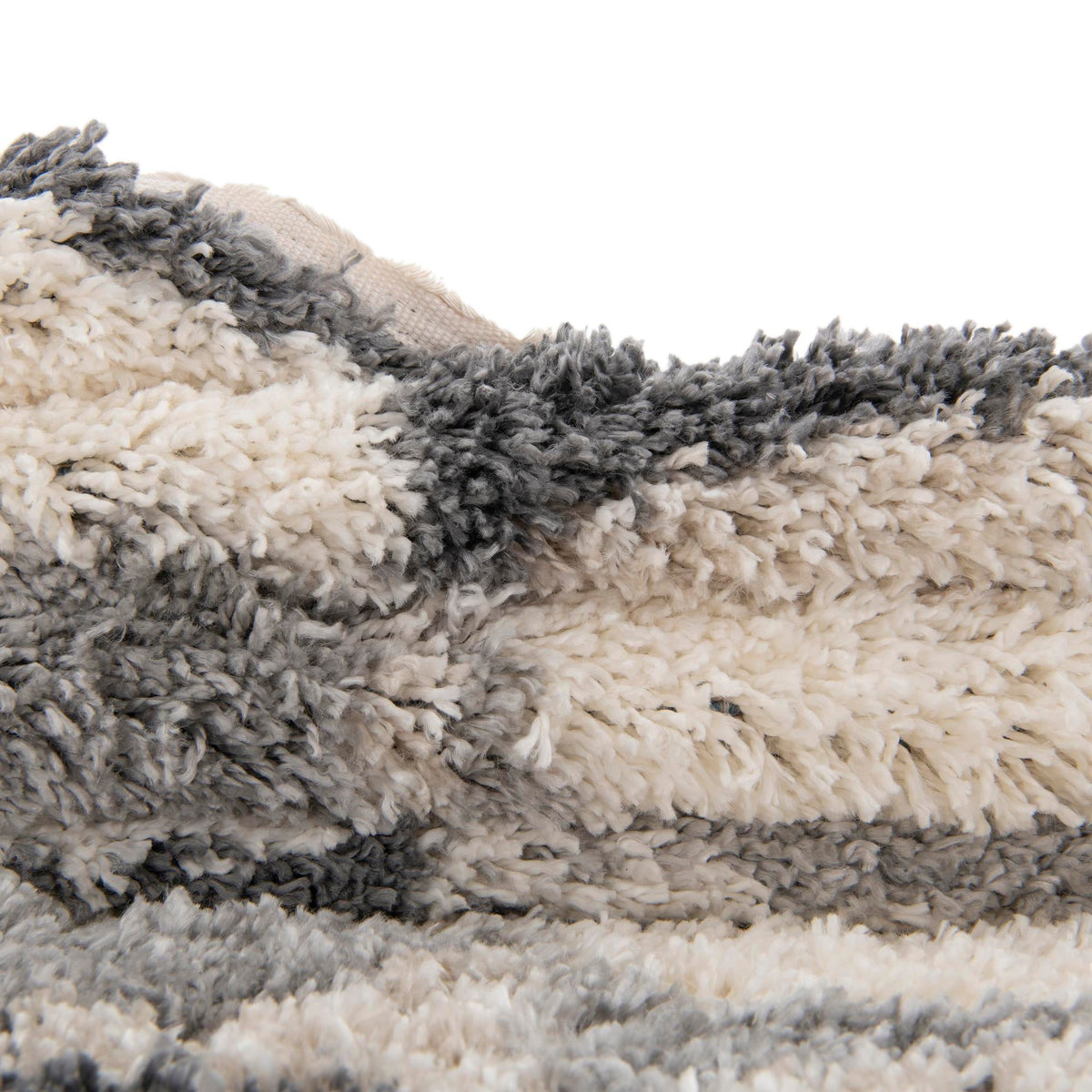 Cozy Cove Shag Collection Area Rug -  Tidewater Rectangle Gray  lifestyle 28