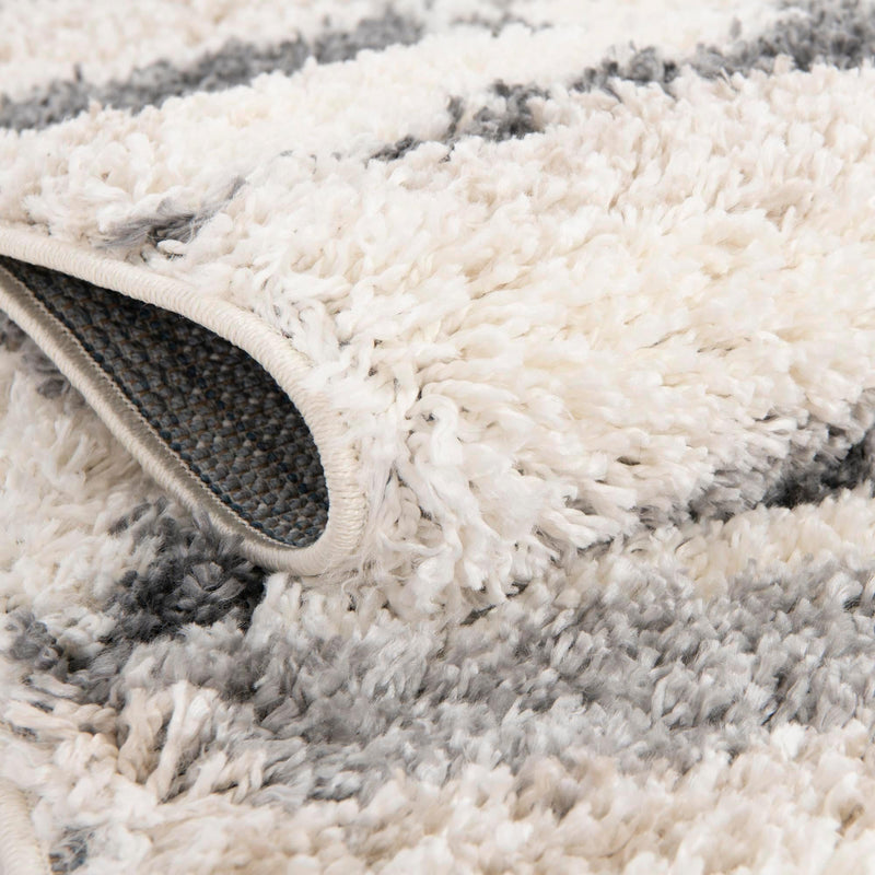Cozy Cove Shag Collection Area Rug -  Tidewater Rectangle Gray  lifestyle 31