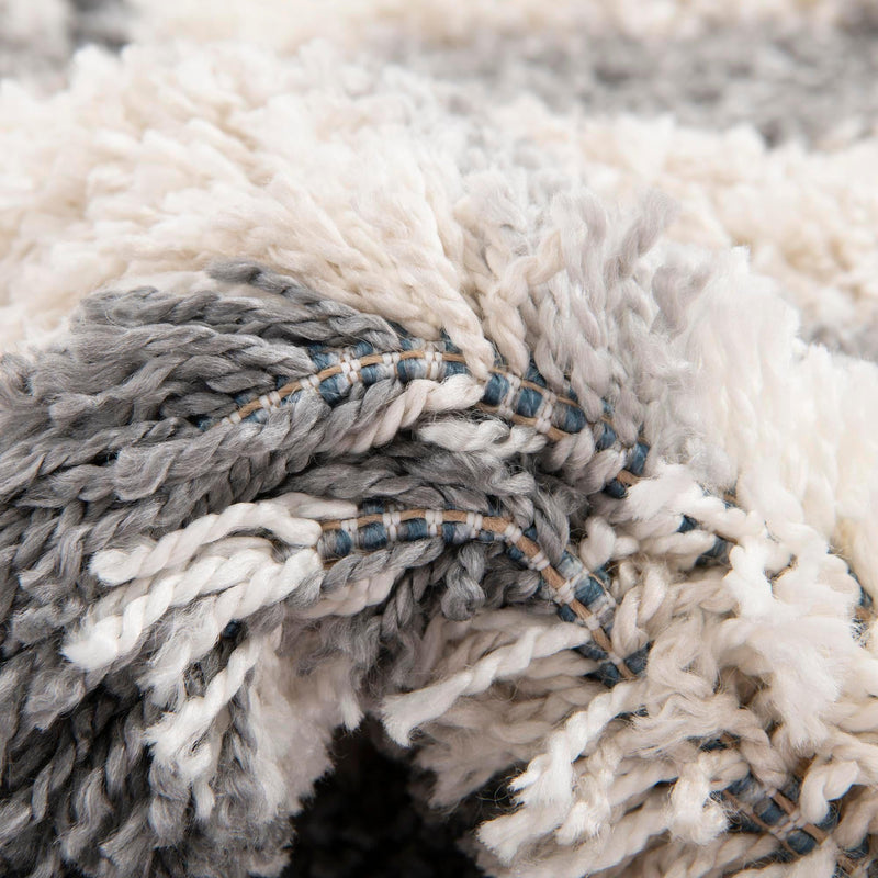 Cozy Cove Shag Collection Area Rug -  Tidewater Rectangle Gray  lifestyle 33