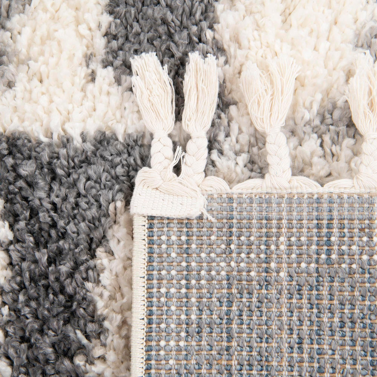 Cozy Cove Shag Collection Area Rug -  Tidewater Rectangle Gray  lifestyle 34
