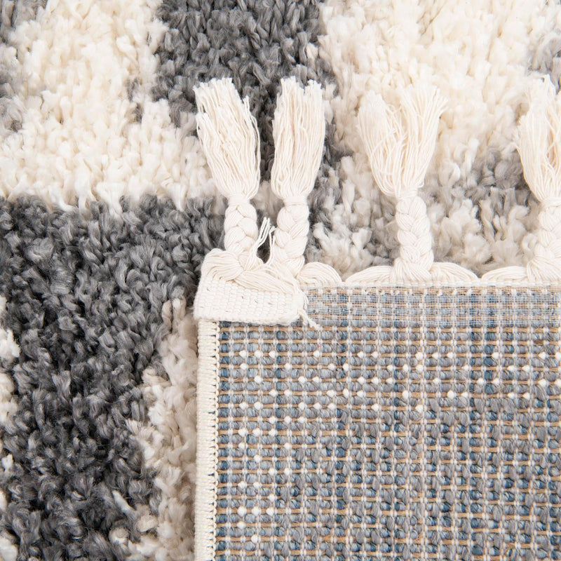 Cozy Cove Shag Collection Area Rug -  Tidewater Rectangle Gray  lifestyle 34