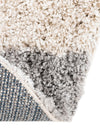 Cozy Cove Shag Collection Area Rug -  Tidewater Round Gray  lifestyle 60