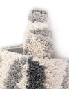 Cozy Cove Shag Collection Area Rug -  Tidewater Round Gray  lifestyle 62