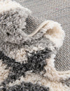 Cozy Cove Shag Collection Area Rug -  Tidewater Round Gray  lifestyle 64
