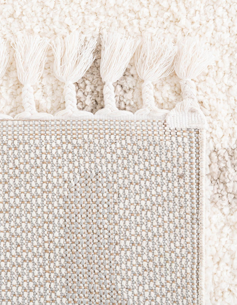 Cozy Cove Shag Collection Area Rug -  Driftwood Rectangle Ivory  lifestyle 33