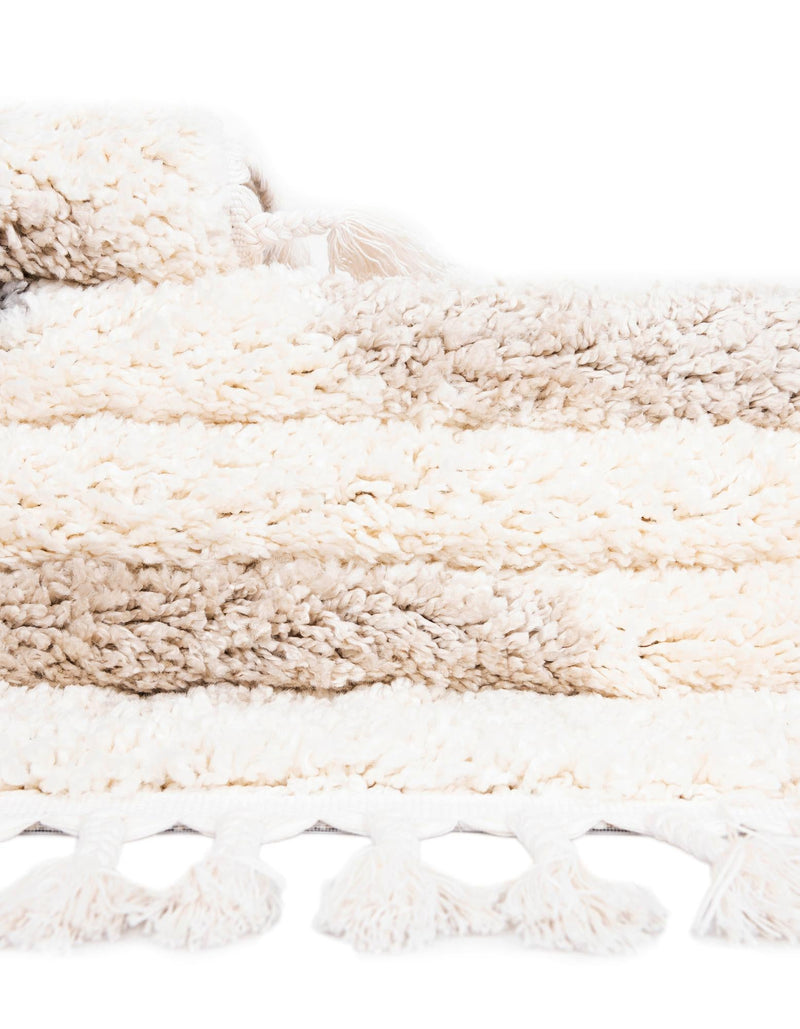 Cozy Cove Shag Collection Area Rug -  Driftwood Rectangle Ivory  lifestyle 26