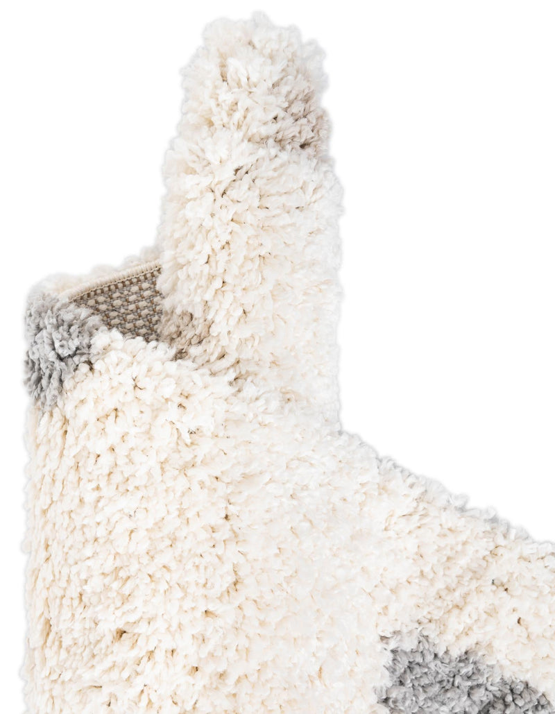 Cozy Cove Shag Collection Area Rug -  Driftwood Rectangle Ivory  lifestyle 43