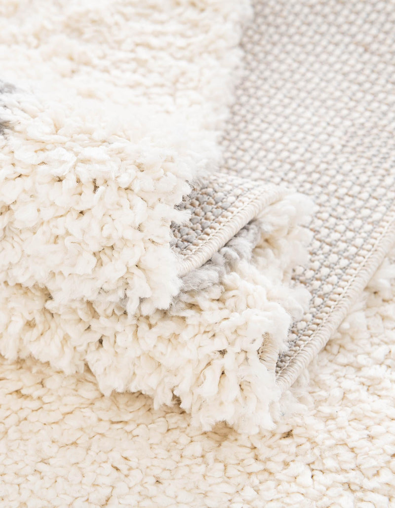 Cozy Cove Shag Collection Area Rug -  Driftwood Rectangle Ivory  lifestyle 45