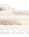 Cozy Cove Shag Collection Area Rug -  Driftwood Rectangle Ivory  lifestyle 53