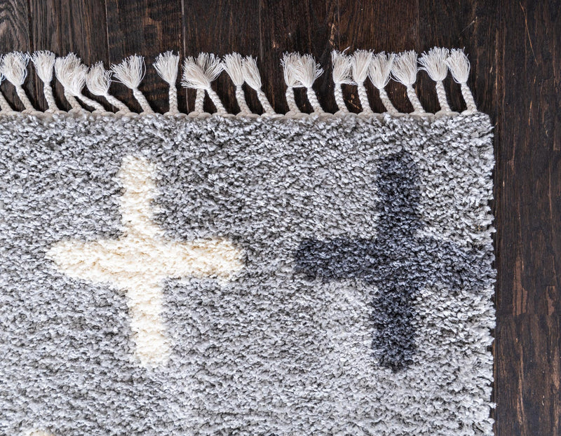 Cozy Cove Shag Collection Area Rug -  Driftwood Rectangle Light Gray  lifestyle 19