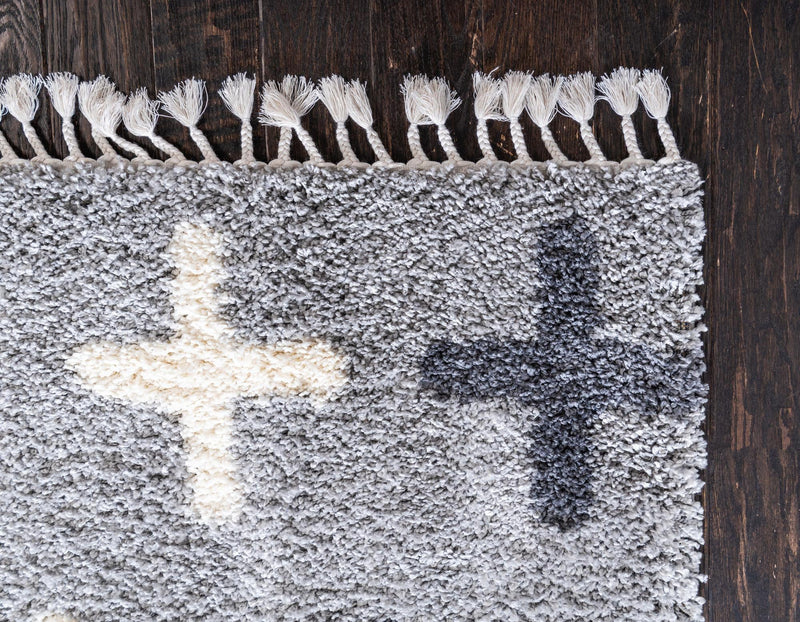 Cozy Cove Shag Collection Area Rug -  Driftwood Rectangle Light Gray  lifestyle 32