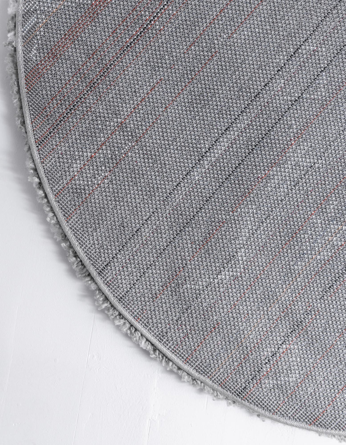 Casablanca Comfort Collection Area Rug - Sahara Round Gray  lifestyle 143