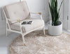 Casablanca Comfort Collection Area Rug - Sahara Round Taupe  lifestyle 26