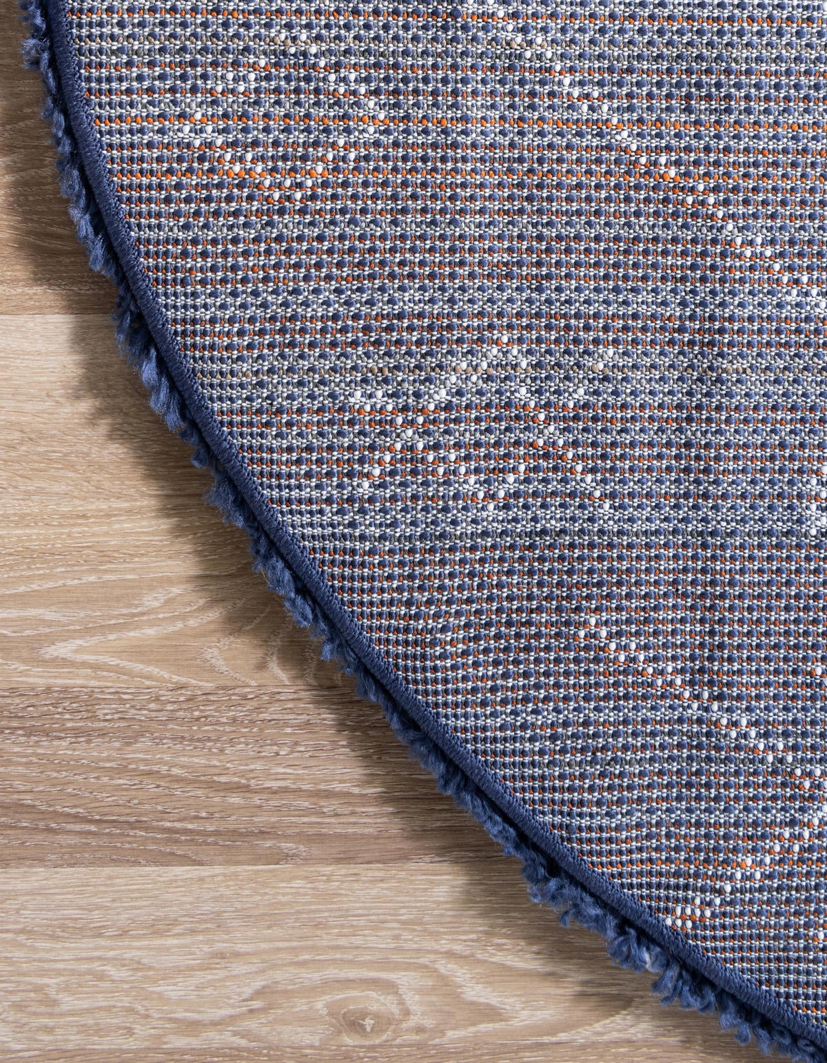 Casablanca Comfort Collection Area Rug - Sahara Round Navy Blue  lifestyle 98