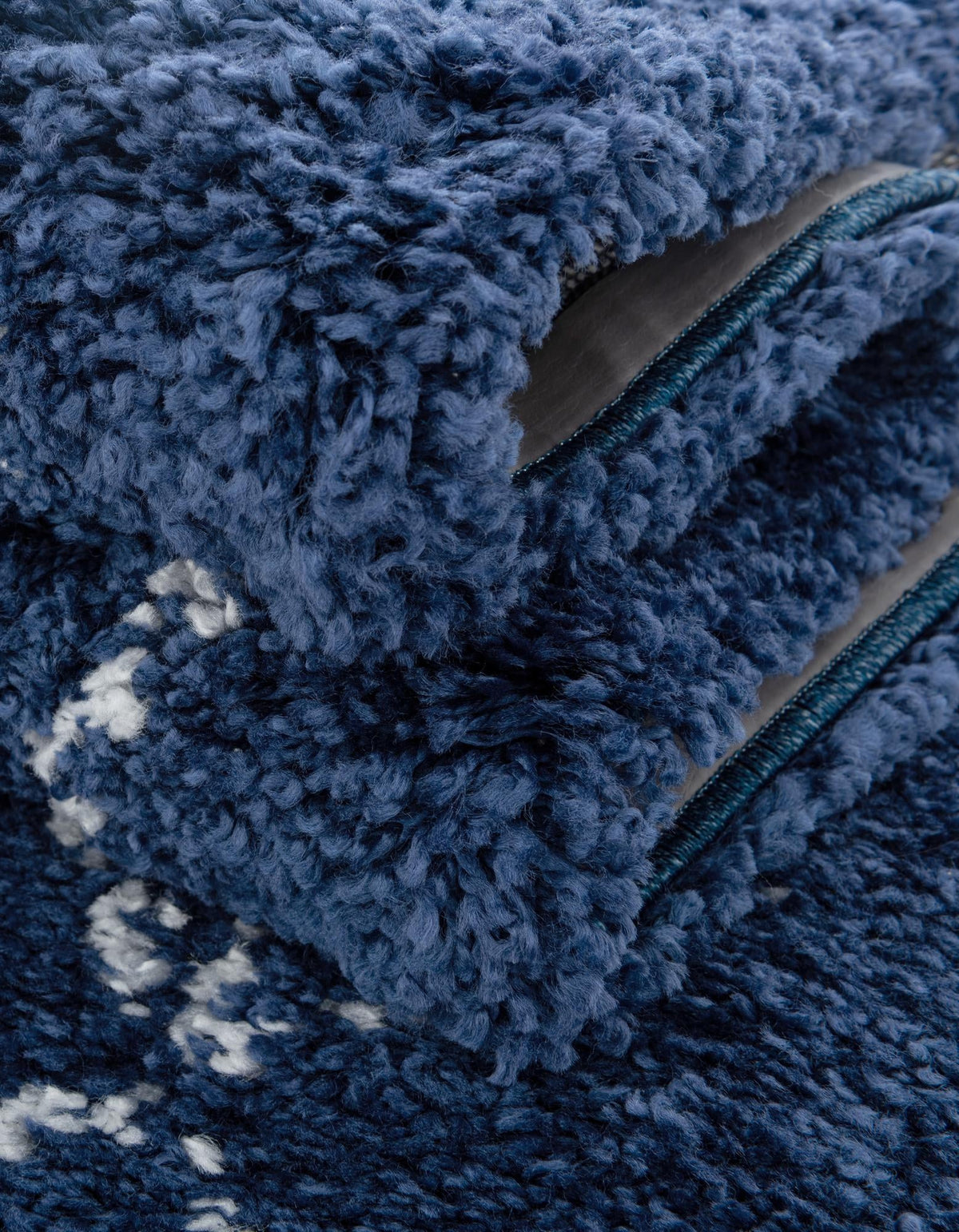 Casablanca Comfort Collection Area Rug - Sahara Round Navy Blue  lifestyle 114
