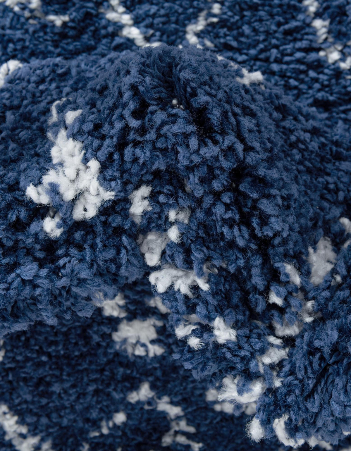 Casablanca Comfort Collection Area Rug - Sahara Round Navy Blue  lifestyle 140