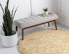 Casablanca Comfort Collection Area Rug - Sahara Round Yellow  lifestyle 56