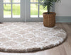 Casablanca Comfort Collection Area Rug -  Atlas Round Taupe  lifestyle 63
