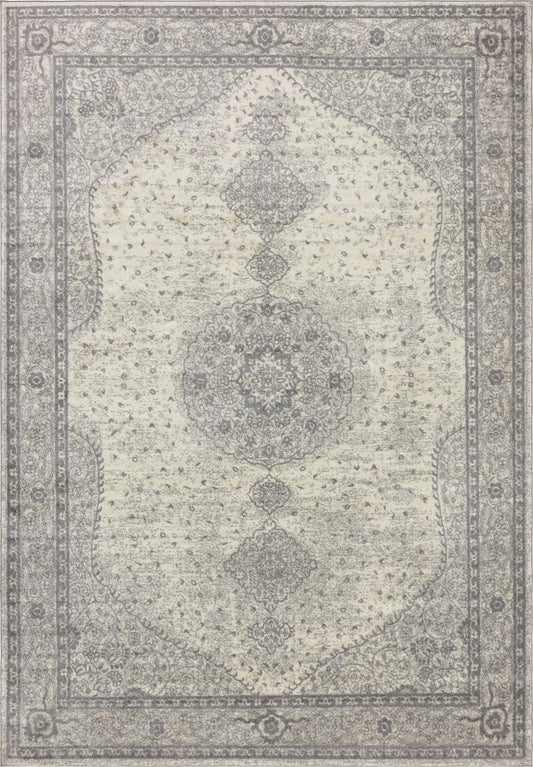 Dover Terrace Collection Area Rug - Marina (Gray) Rectangle Gray Main