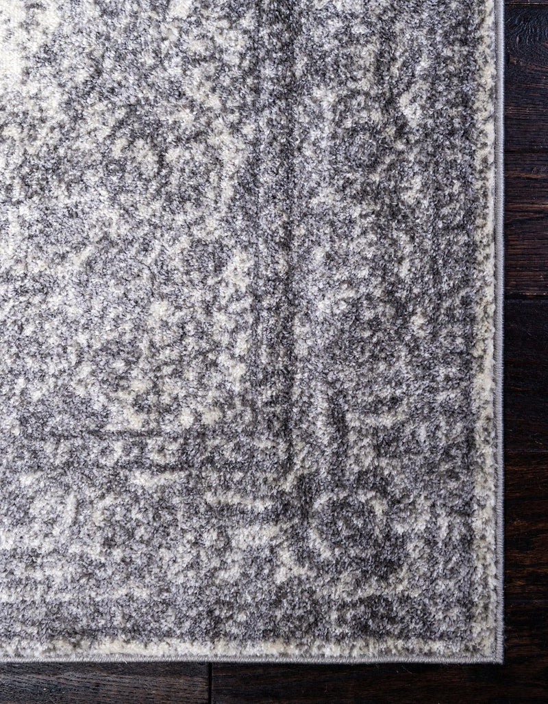 Dover Terrace Collection Area Rug - Marina (Gray) Runner Gray  lifestyle 7
