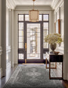 Dover Terrace Collection Area Rug - Marina (Dark Gray) Rectangle Dark Gray  lifestyle 7