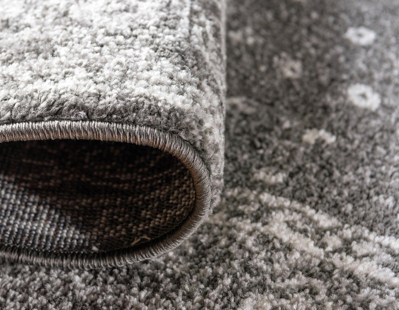 Dover Terrace Collection Area Rug - Marina (Dark Gray) Rectangle Dark Gray  lifestyle 11