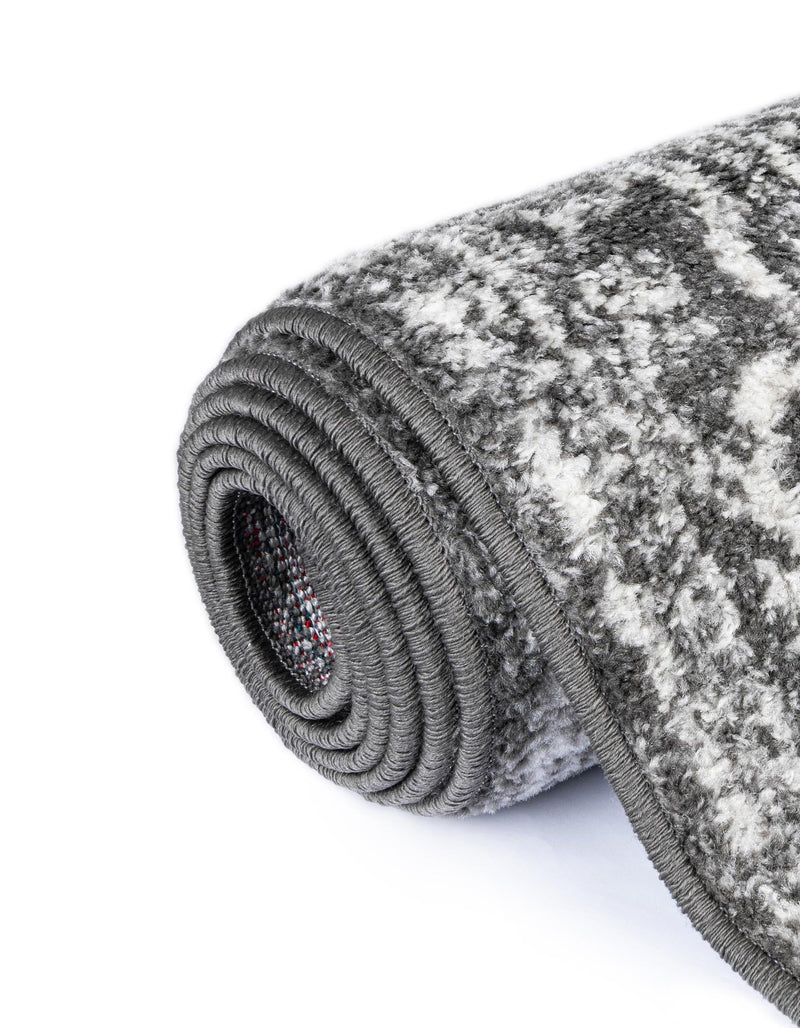 Dover Terrace Collection Area Rug - Marina (Dark Gray) Rectangle Dark Gray  lifestyle 8