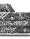 Dover Terrace Collection Area Rug - Marina (Dark Gray) Rectangle Dark Gray  lifestyle 10