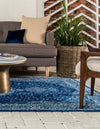 Dover Terrace Collection Area Rug - Marina (Navy Blue) Rectangle Navy Blue  lifestyle 7