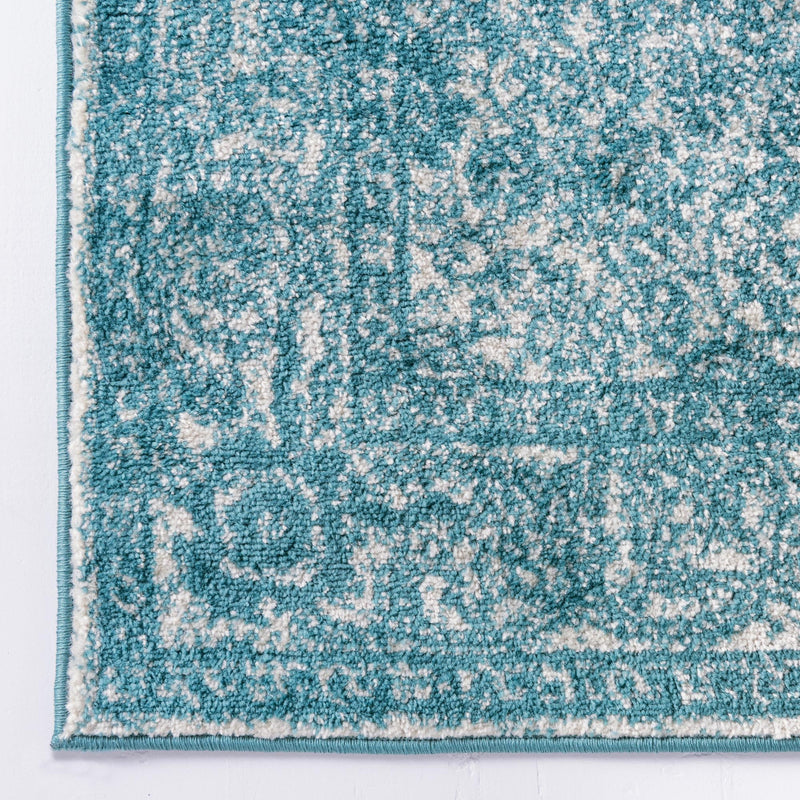 Dover Terrace Collection Area Rug - Marina (Turquoise) Rectangle Turquoise  lifestyle 7