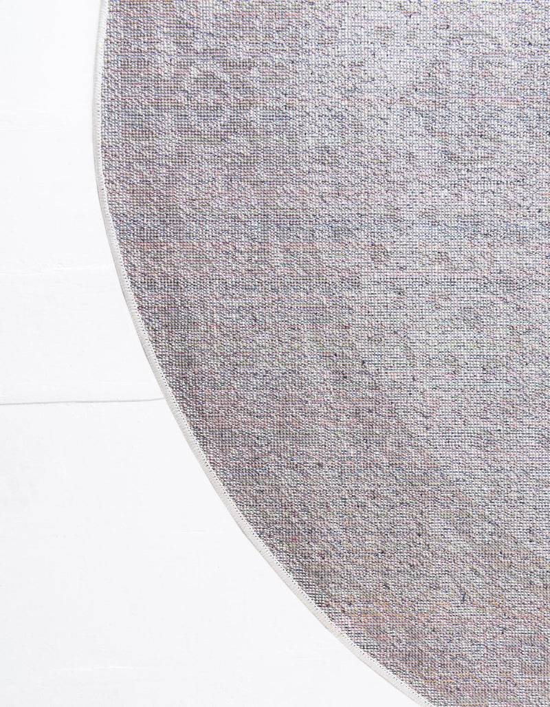 Dover Terrace Collection Area Rug - Marina (Light Brown) Round Light Brown  lifestyle 22