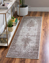 Dover Terrace Collection Area Rug - Marina (Light Brown) Runner Light Brown  lifestyle 0