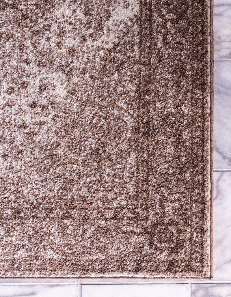Dover Terrace Collection Area Rug - Marina (Light Brown) Runner Light Brown  lifestyle 7