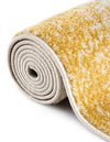 Dover Terrace Collection Area Rug - Marina (Yellow) Round Yellow  lifestyle 34