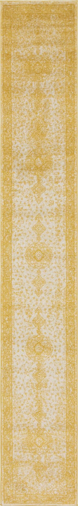 Dover Terrace Collection Area Rug - Marina (Yellow) Runner Yellow Main