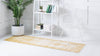 Dover Terrace Collection Area Rug - Marina (Yellow) Runner Yellow  lifestyle 2
