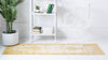 Dover Terrace Collection Area Rug - Marina (Yellow) Runner Yellow  lifestyle 3