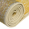 Dover Terrace Collection Area Rug - Marina (Yellow) Runner Yellow  lifestyle 17