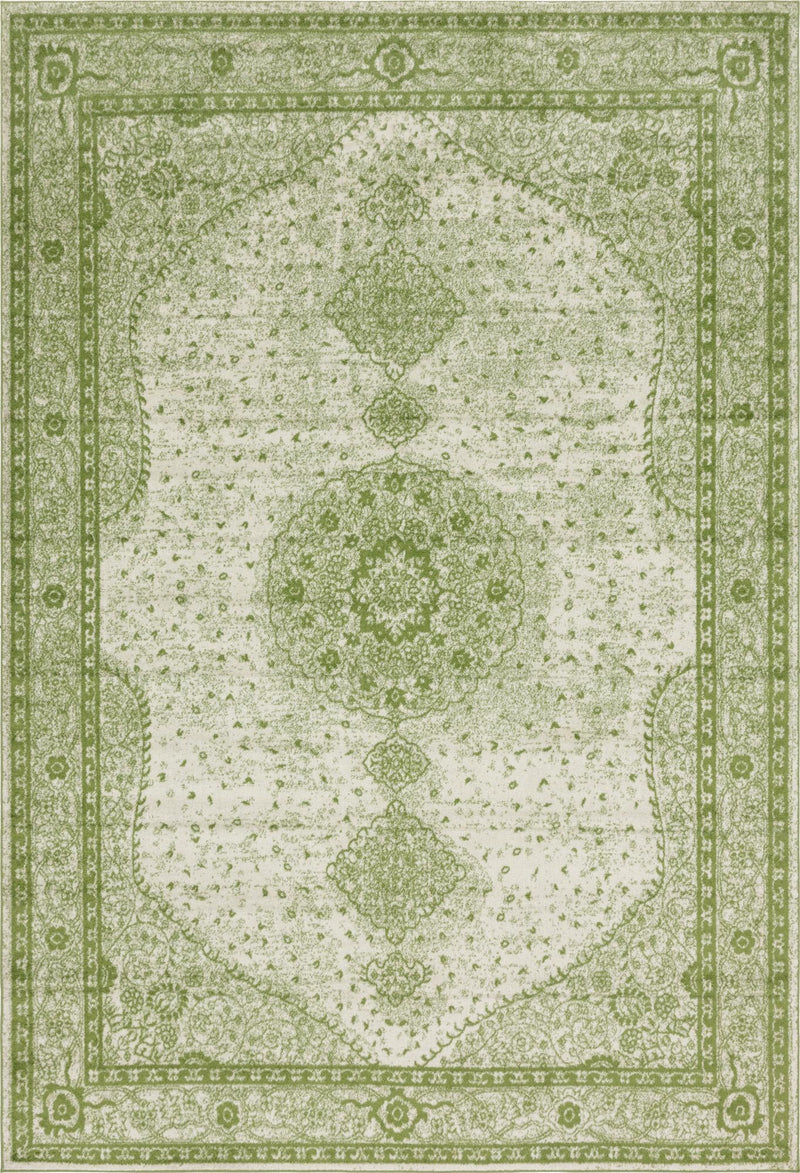Dover Terrace Collection Area Rug - Marina (Green) Rectangle Green Main