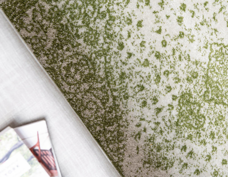 Dover Terrace Collection Area Rug - Marina (Green) Rectangle Green  lifestyle 9