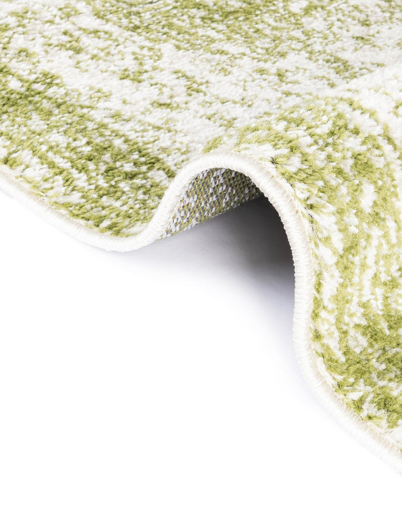 Dover Terrace Collection Area Rug - Marina (Green) Runner Green  lifestyle 14